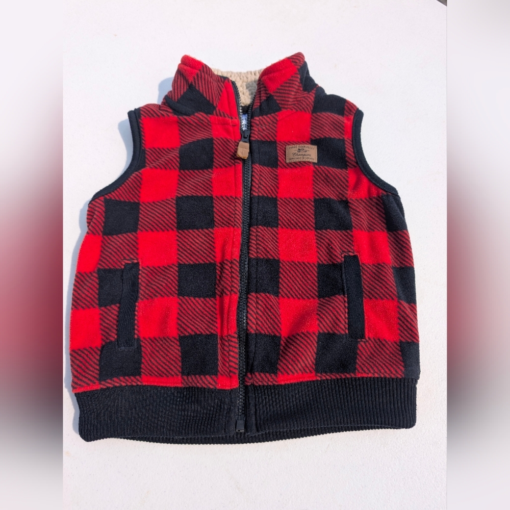 Carter's Toddler Lumberjack Zip Up Vest